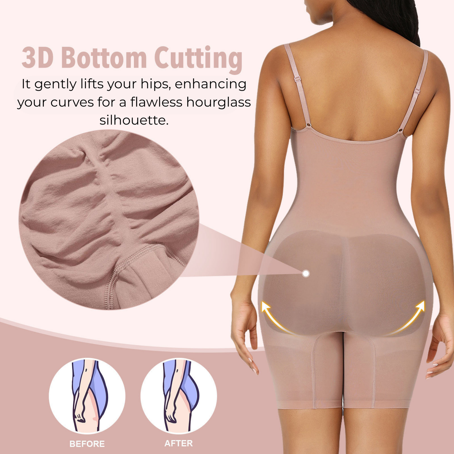Shapeness™  Sculpting Bodysuit with Shorts