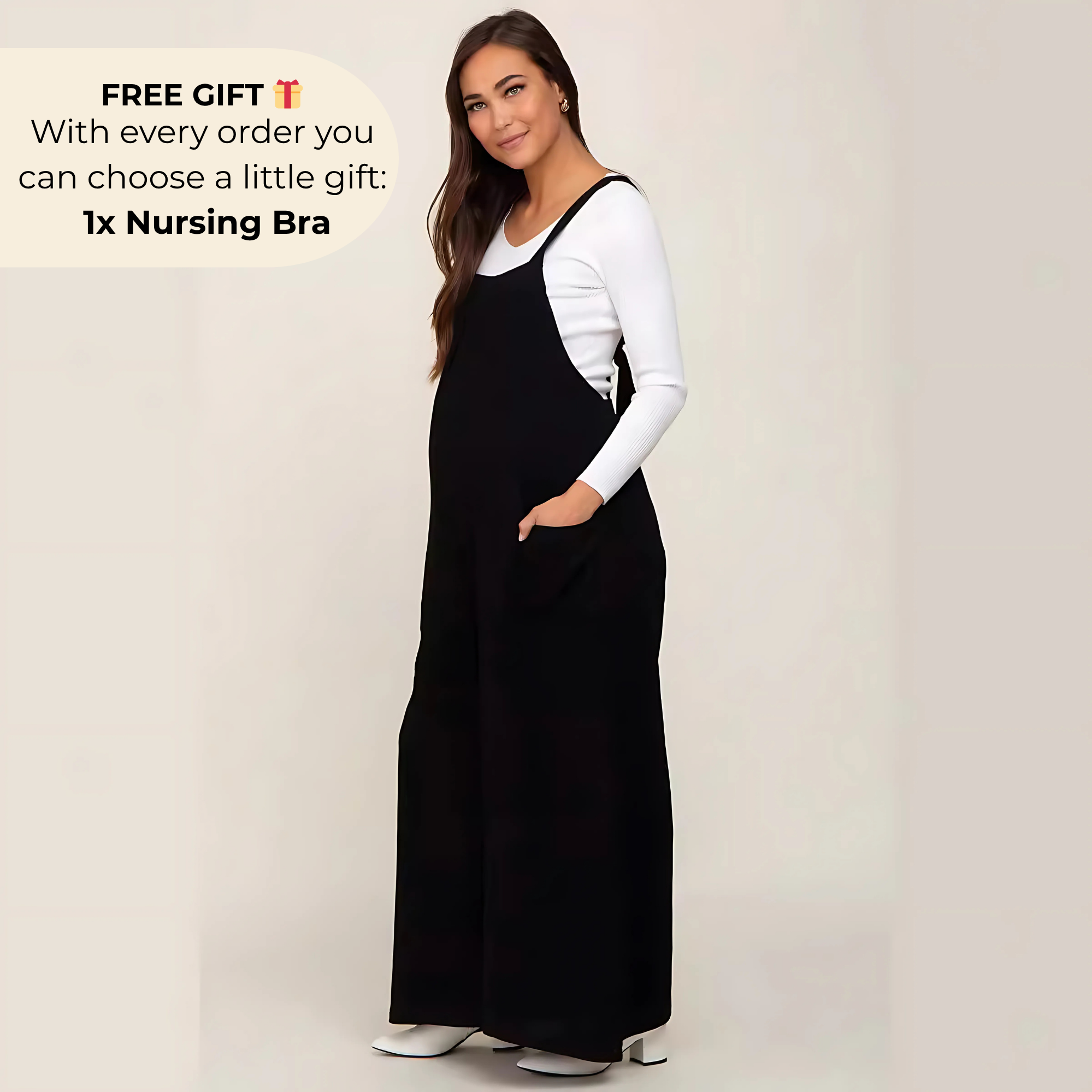 Shapeness™  Maternity Jump-Suit