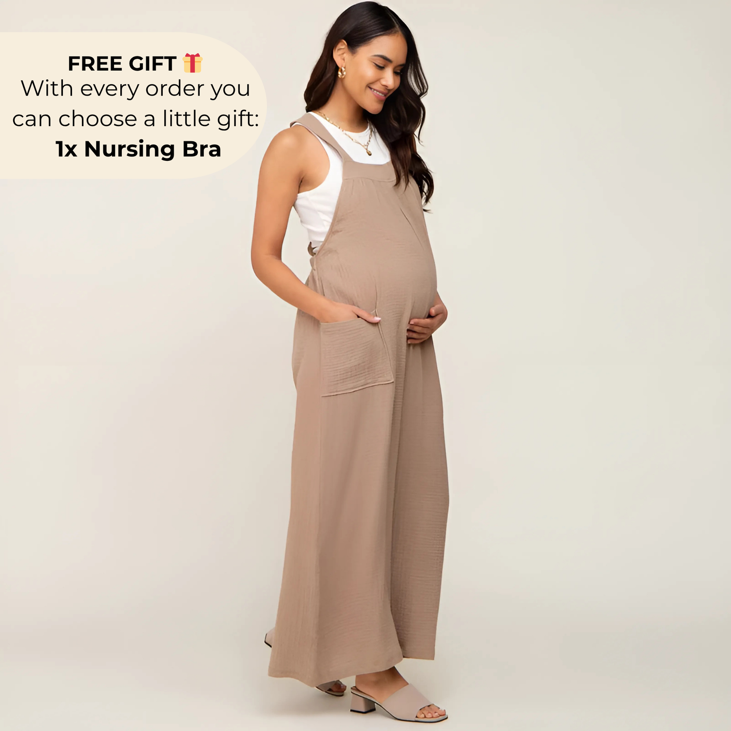Shapeness™  Maternity Jump-Suit
