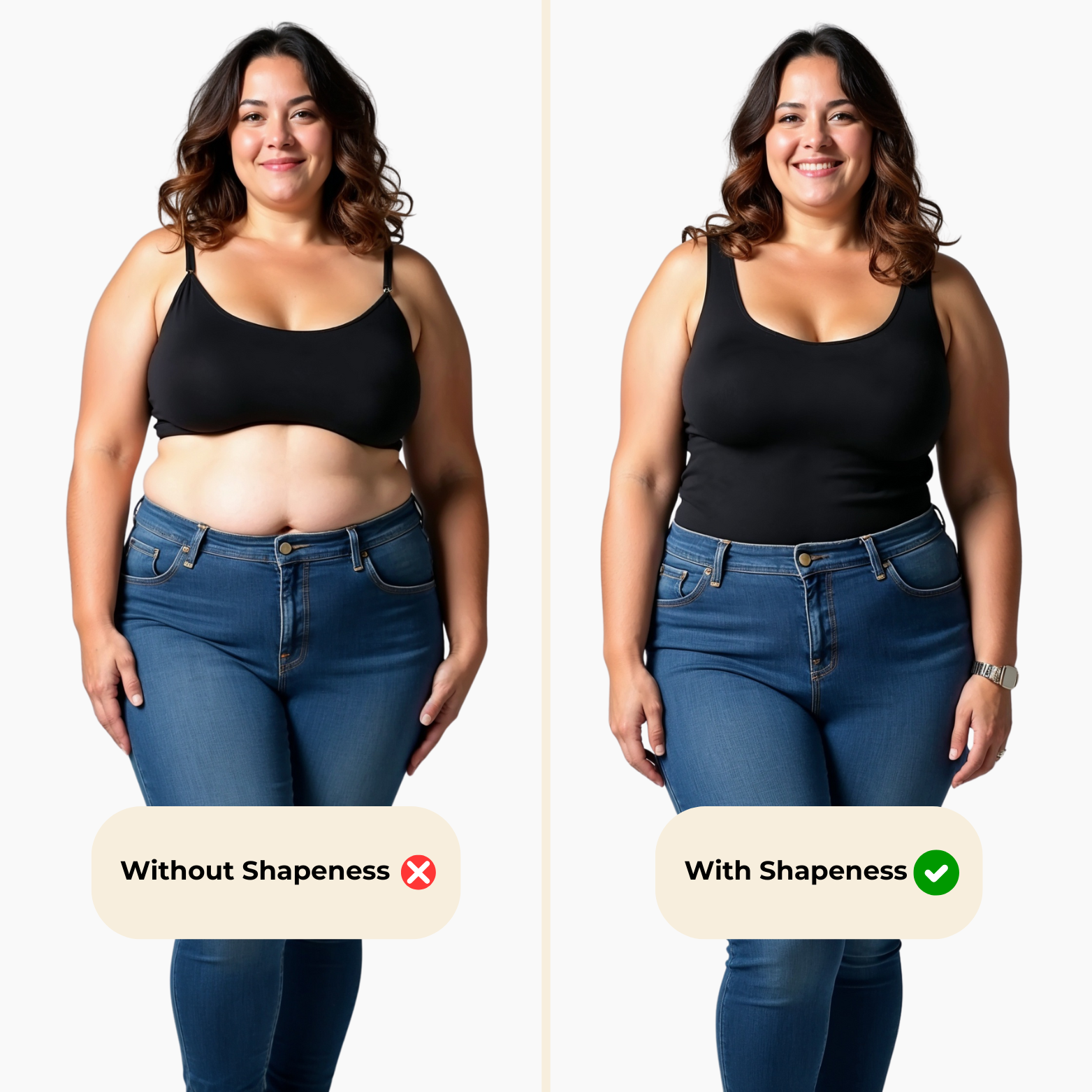 Shapeness™ Sculpting Bodysuit -  Light Shape