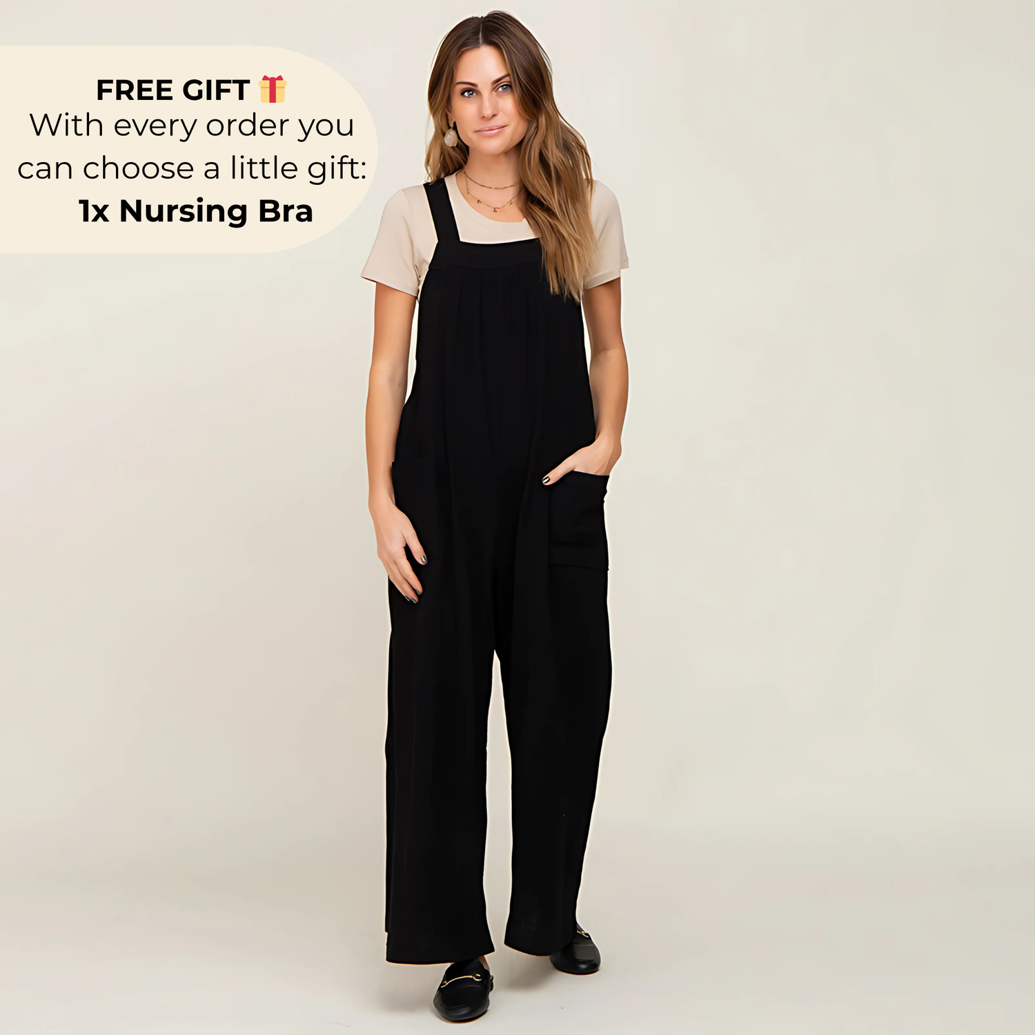 Shapeness™  Maternity Jump-Suit