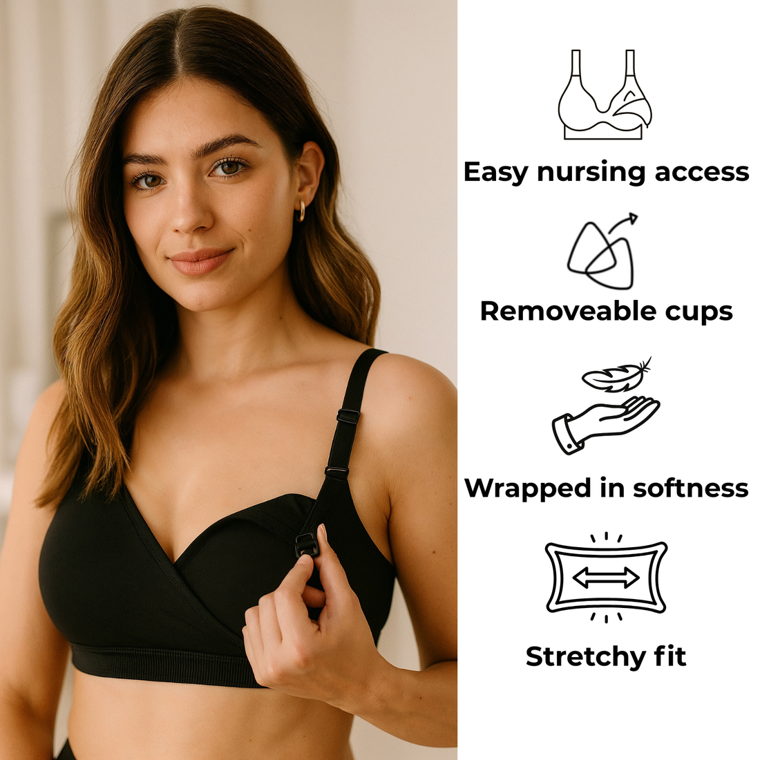 Shapeness™ Nursing Bra
