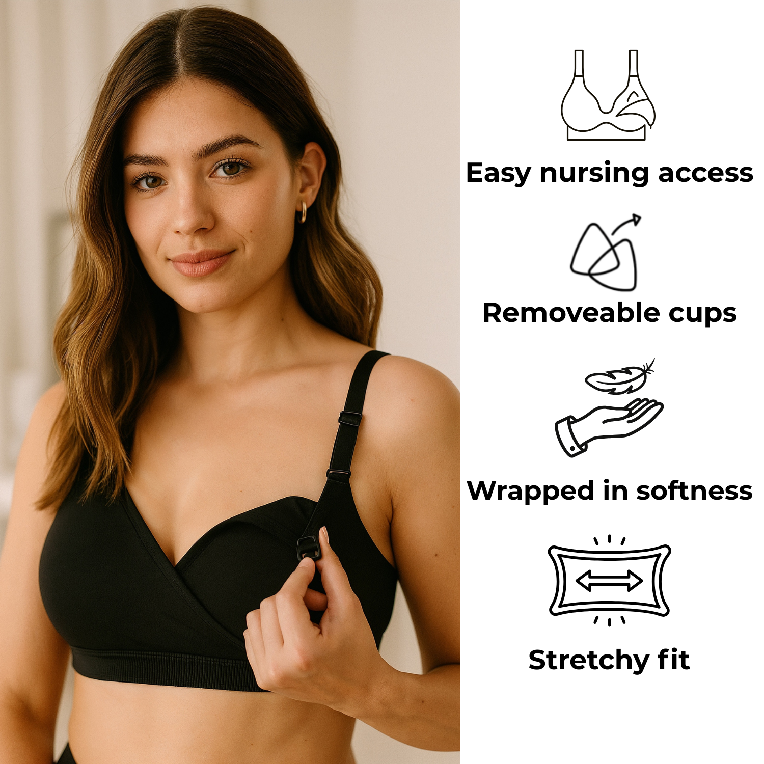 Shapeness™ Nursing Bra