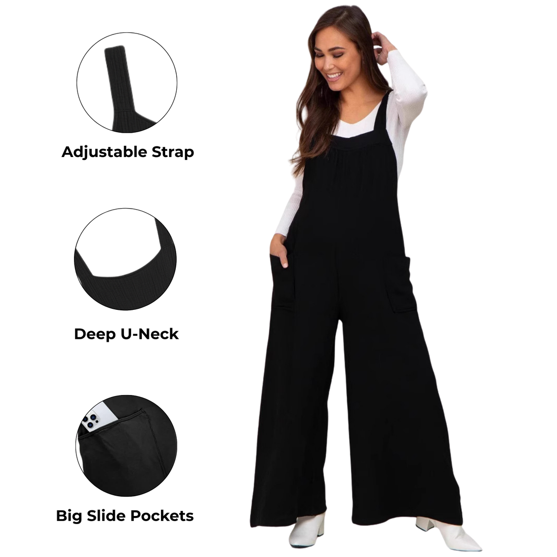 Shapeness™  Maternity Jump-Suit