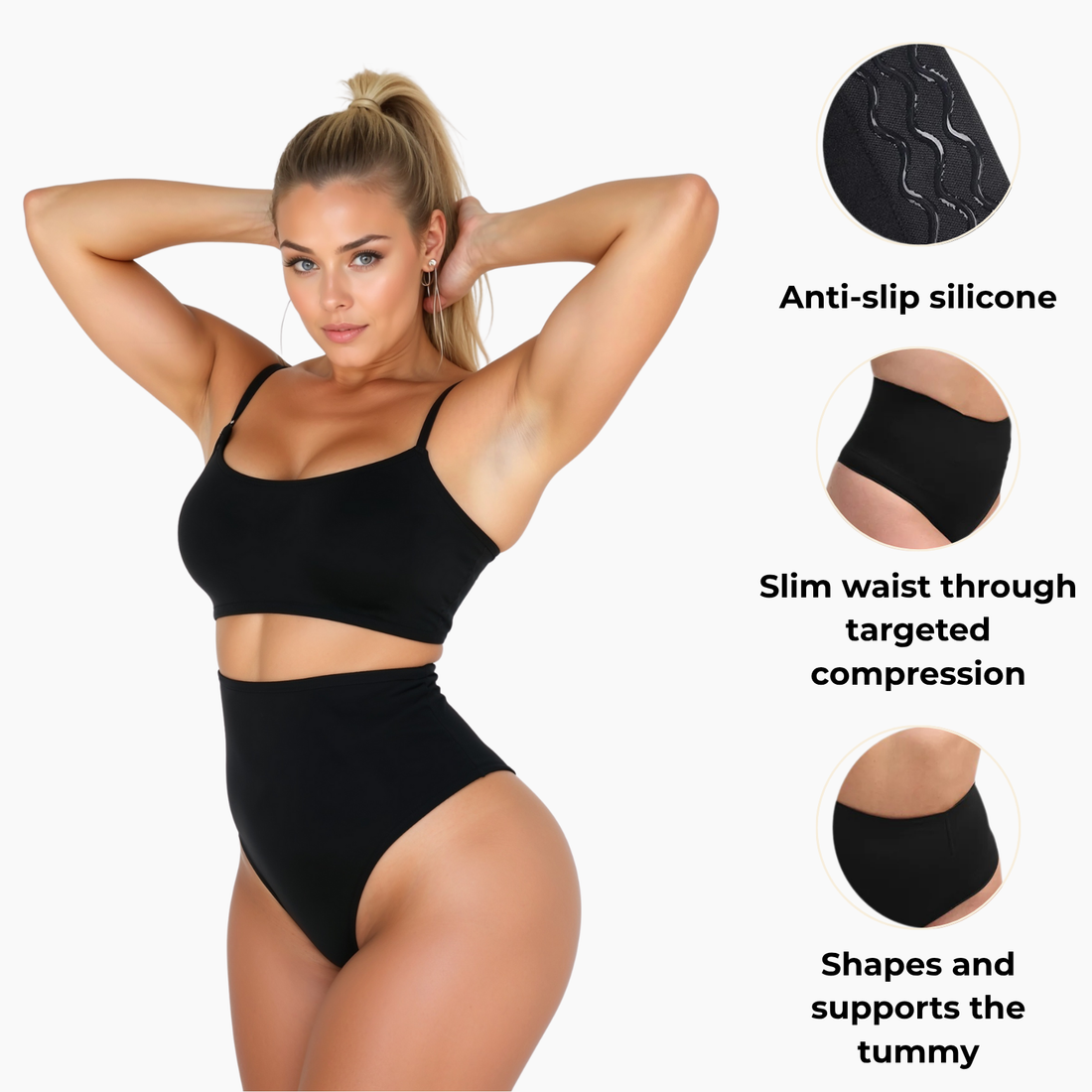 Shapeness™ High-waist thong